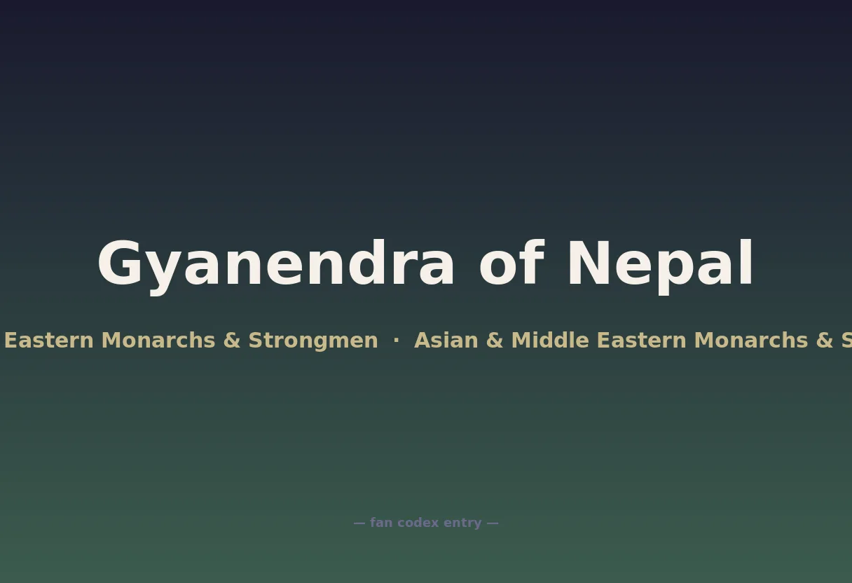Gyanendra of Nepal