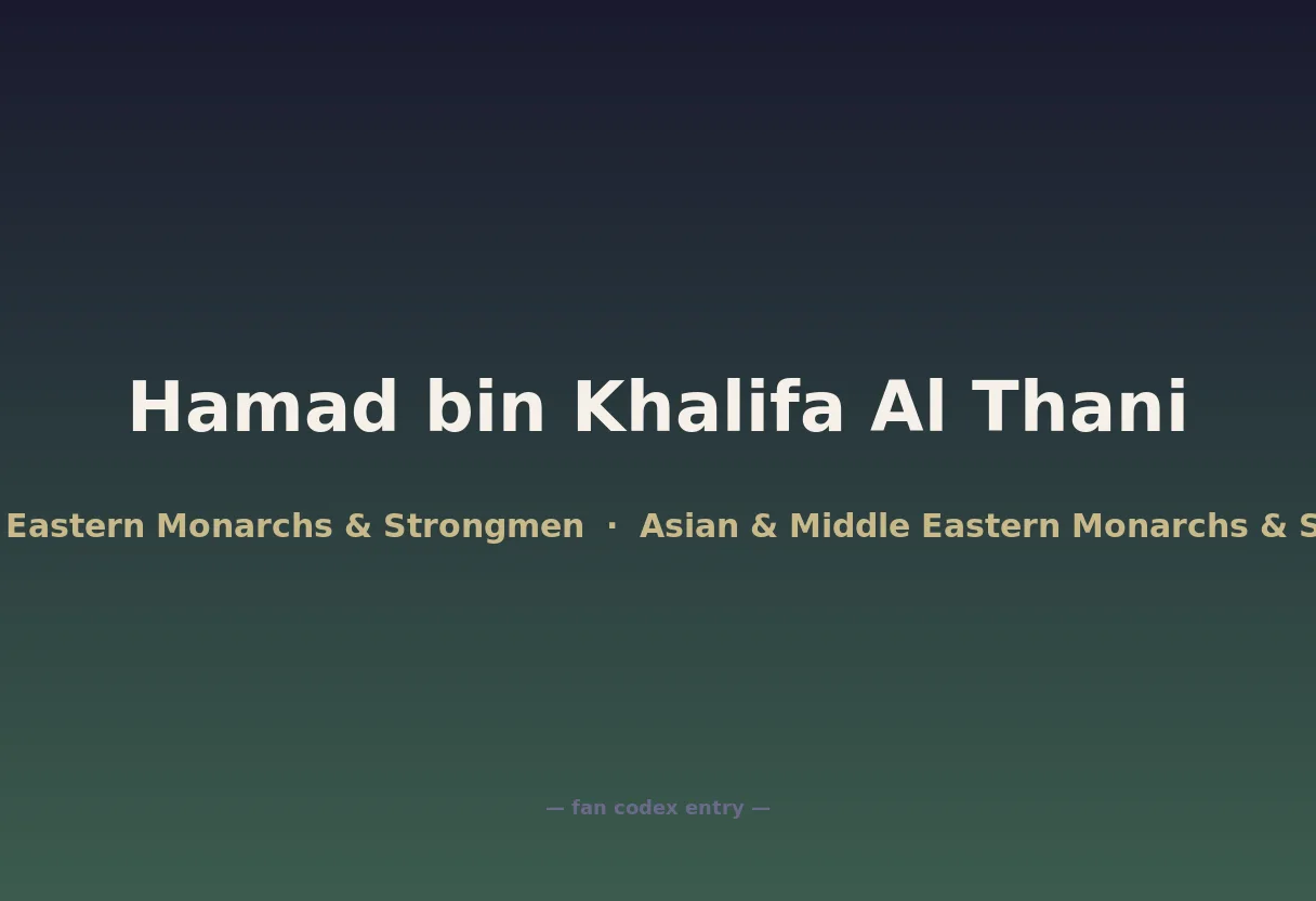 Hamad bin Khalifa Al Thani