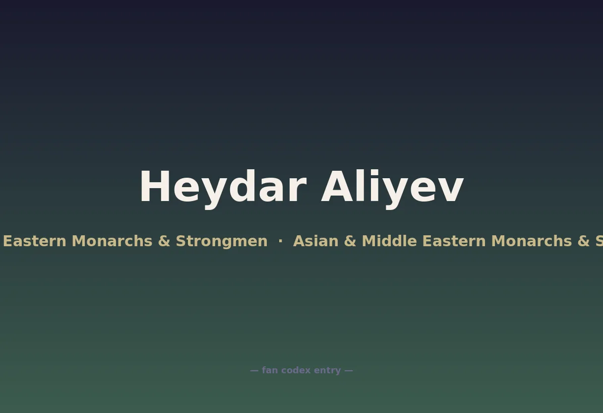 Heydar Aliyev
