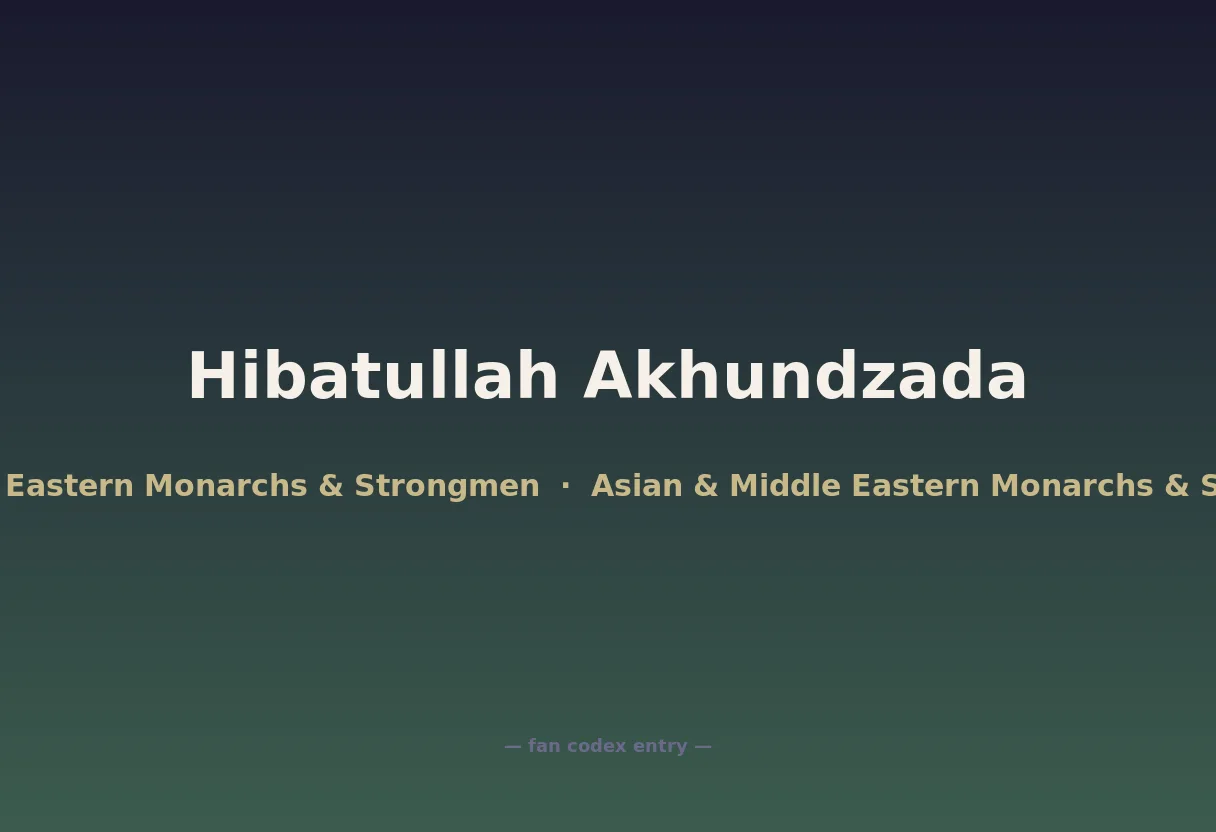 Hibatullah Akhundzada