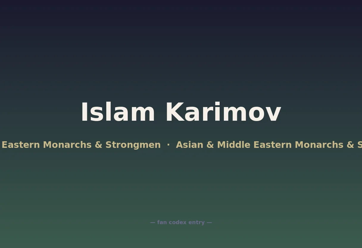 Islam Karimov