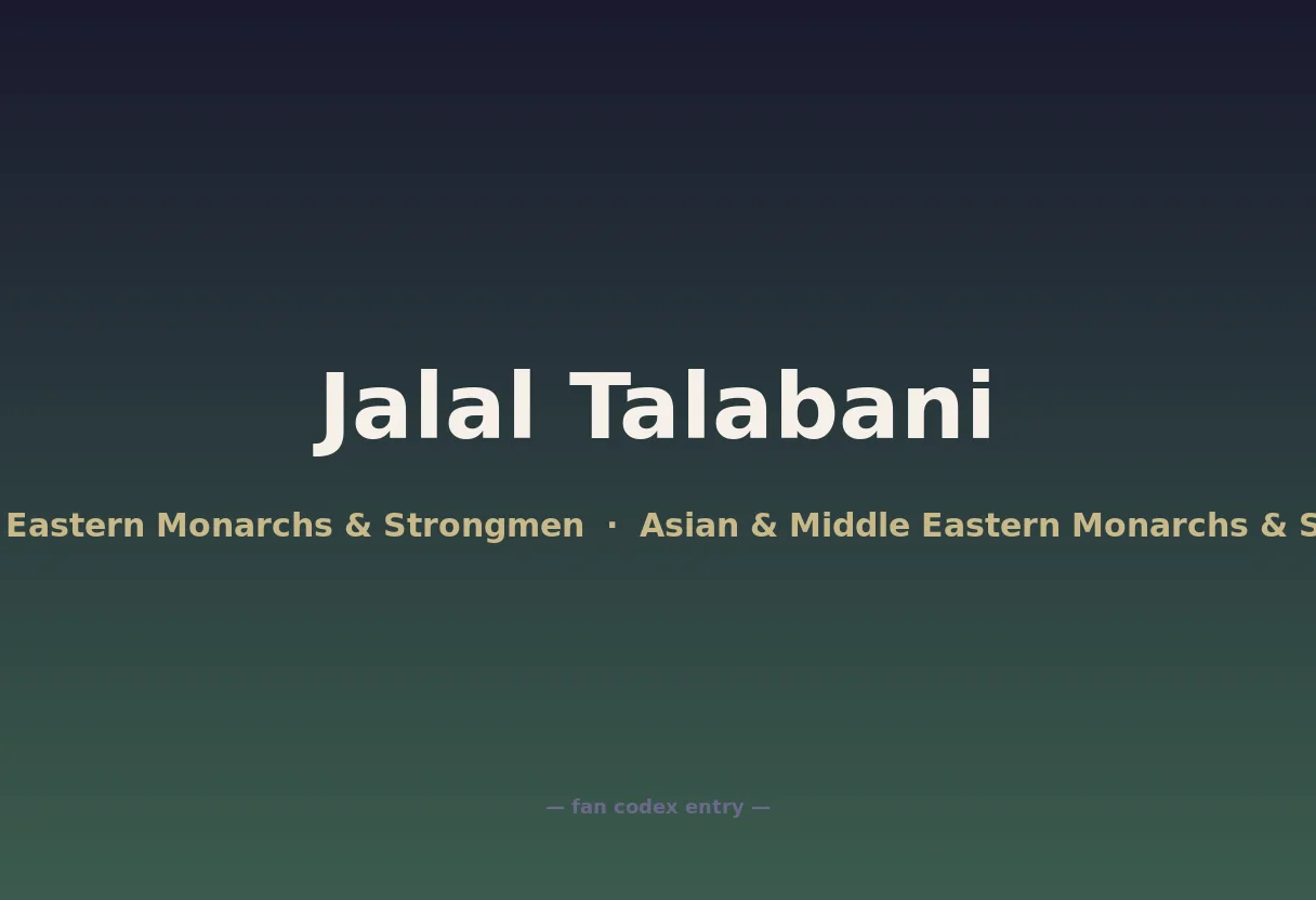 Jalal Talabani
