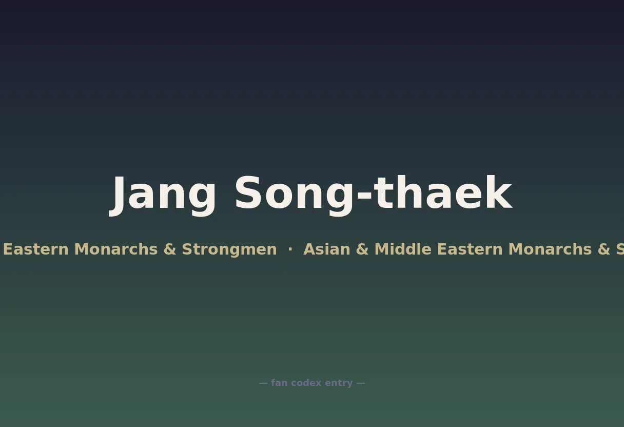 Jang Song-thaek