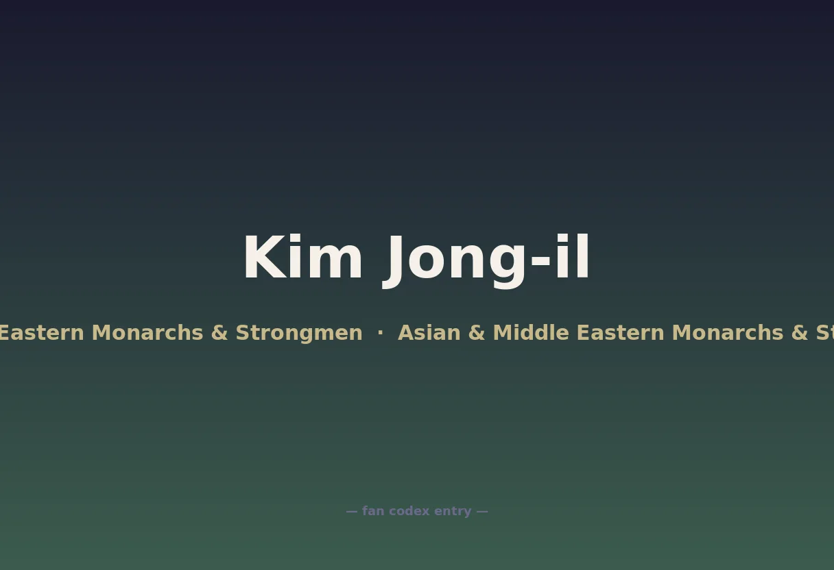 Kim Jong-il